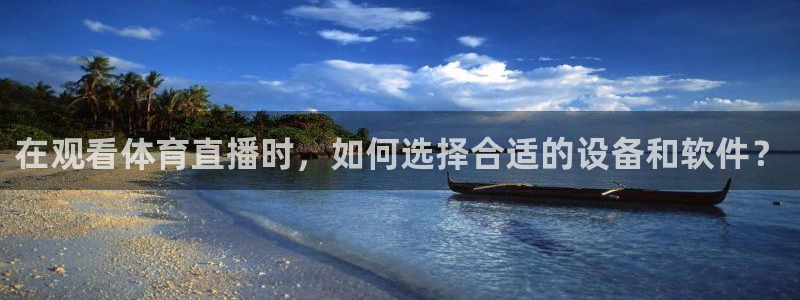 黑白体育nba免费观看：在观看体育直播时，如何选择合适的设备和软件？